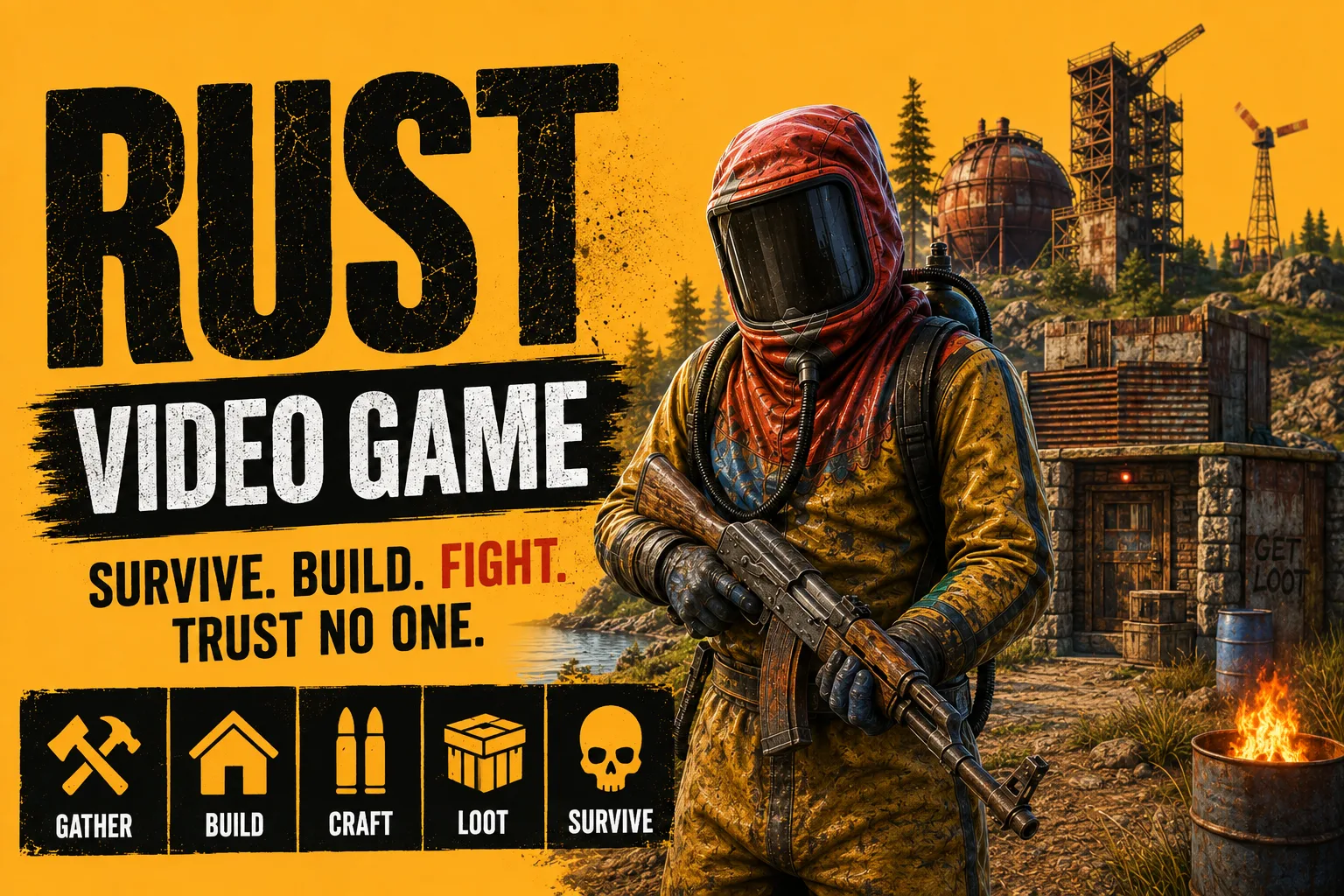 Rust Video Game: Complete Survival, Building and Raiding Guide