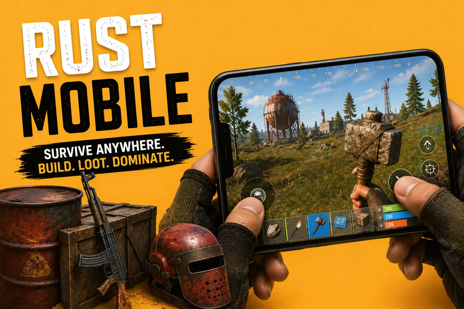 Rust Mobile: Release, Gameplay, Feature