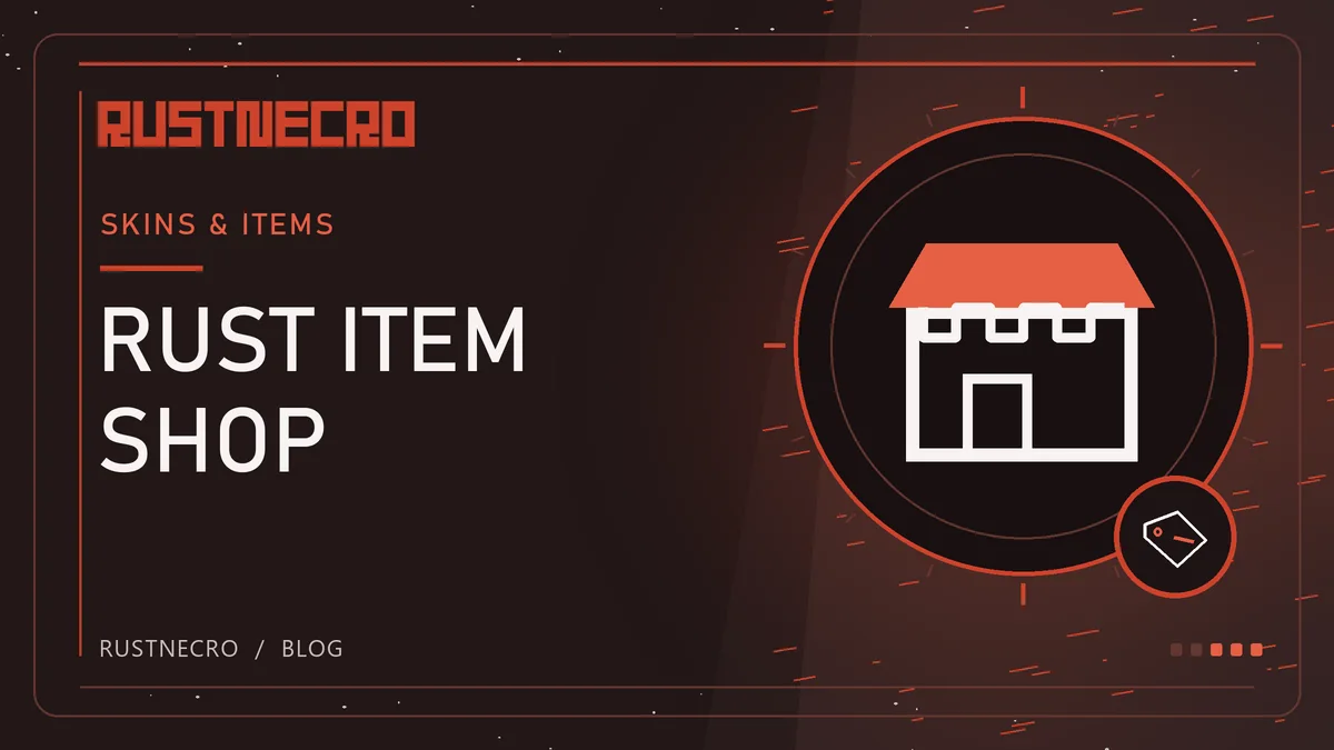 Rust Item Shop: Skins, Packs and Store Items